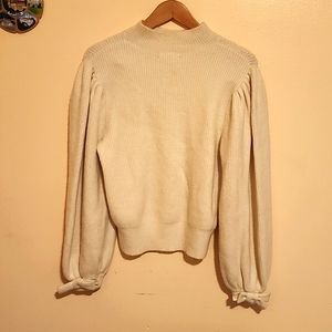 Anthropologie ivory sweater